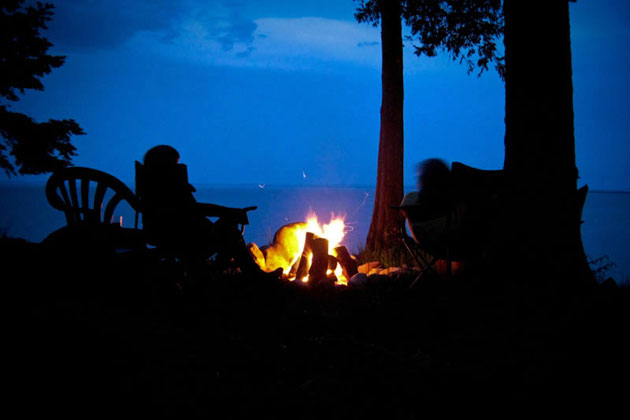 Madelene Island Campfire